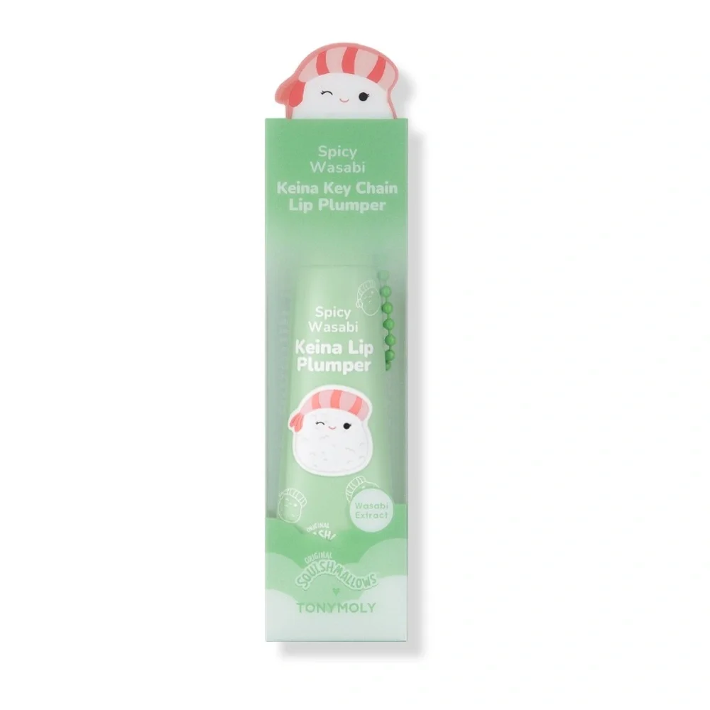 Tony Moly Squishmallows Keina Spicy Wasabi Key Chain Lip Plumper